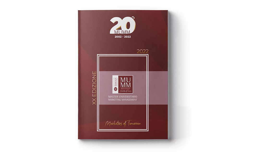 Copertina brochure 20 anni MUMM | PRINGO