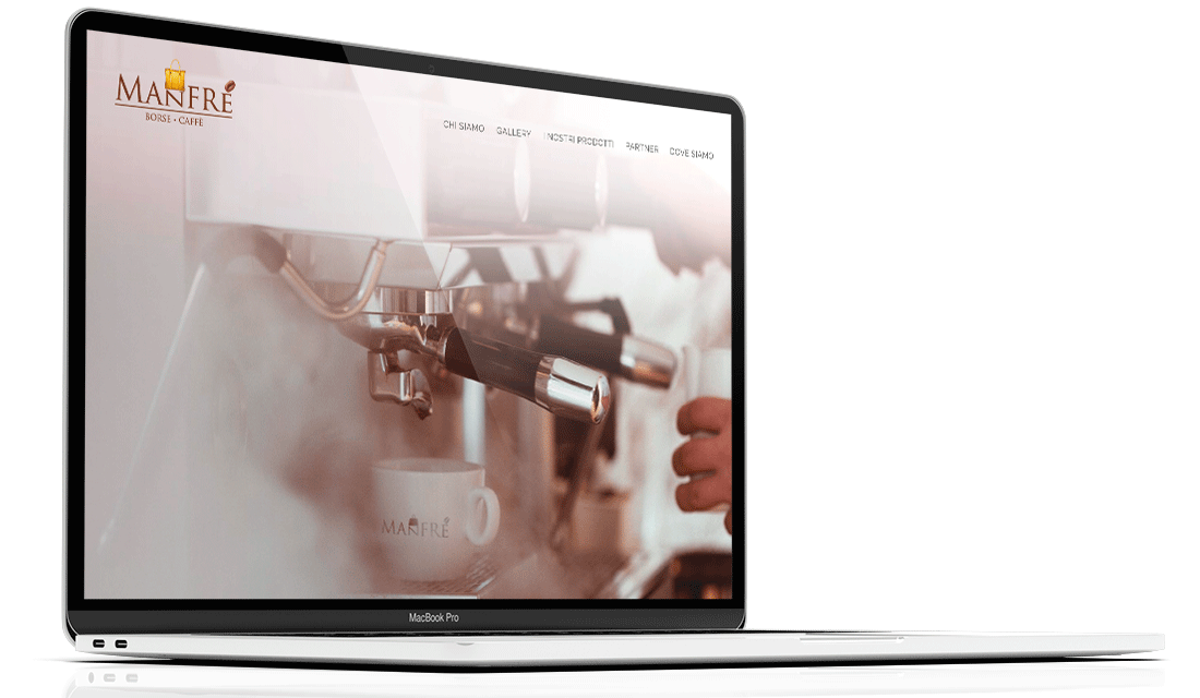 Sito web Landing page responsive CMS web design UI UX SEO, sito web caffetteria, Bottega storica | PRINGO