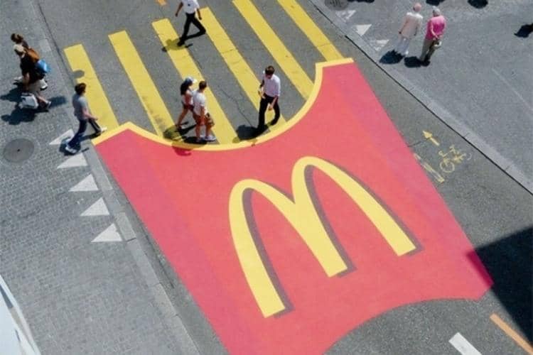 McDonald's street marketing | PRINGO